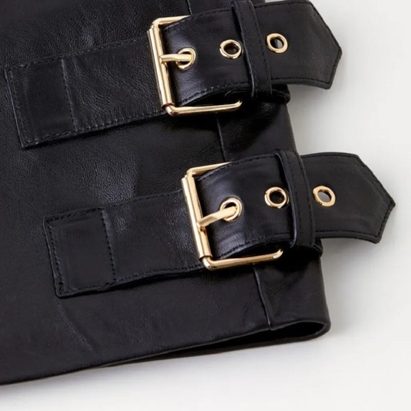 Moschino x H&M Leather Dress - Picture 6 of 12